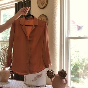 Asos silky button down